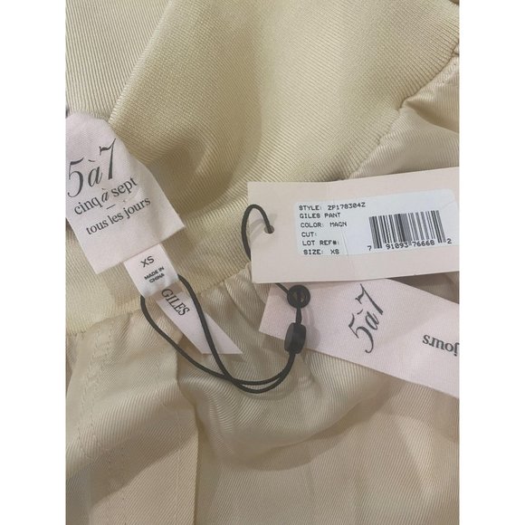 Cinq a Sept Giles Cupro Cargo Jogger Pants XS - Picture 12 of 13